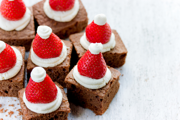 brownie de natal