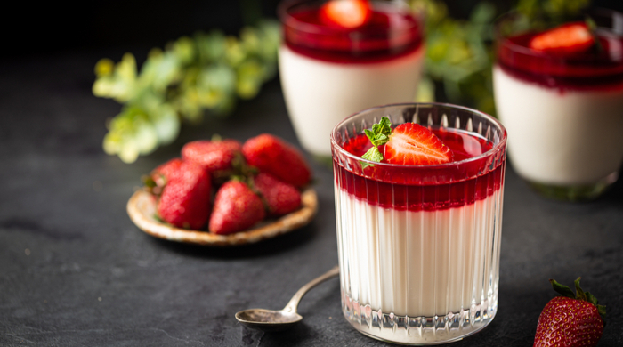 panna cotta receita 