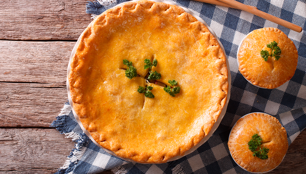 Torta de Frango com Massa Podre