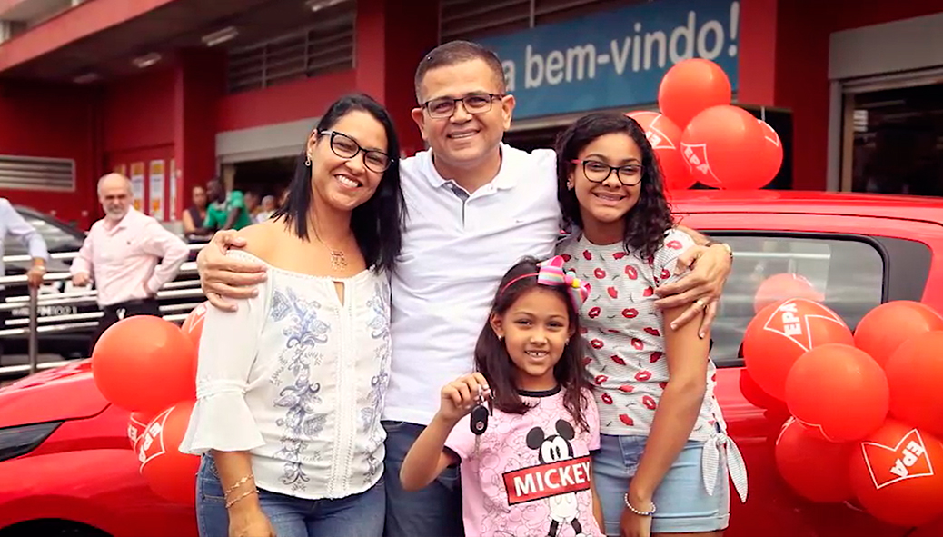 Entrega do Primeiro Carro Mobi 0km - Aniversário Epa 60 anos