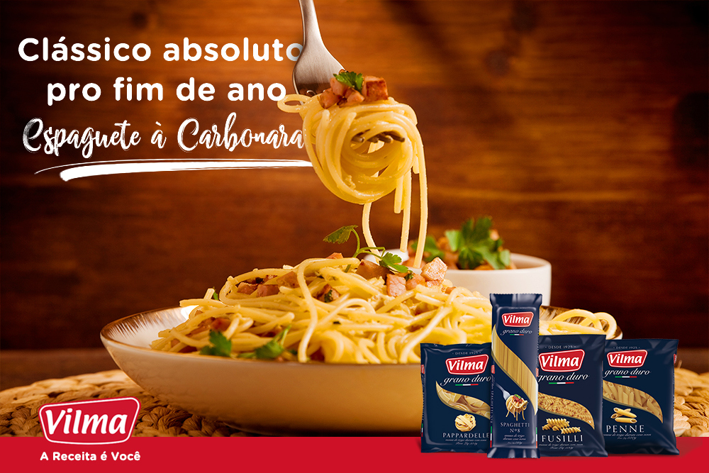 Clássico absoluto pro fim de ano: Espaguete à Carbonara!