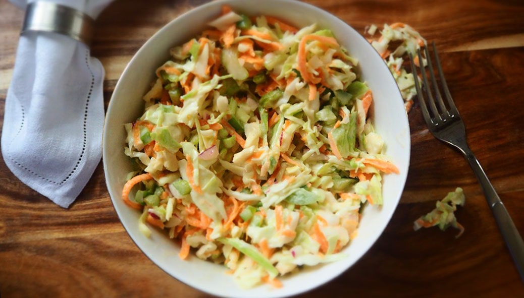 Salada de Repolho com Maionese - Epa Plus