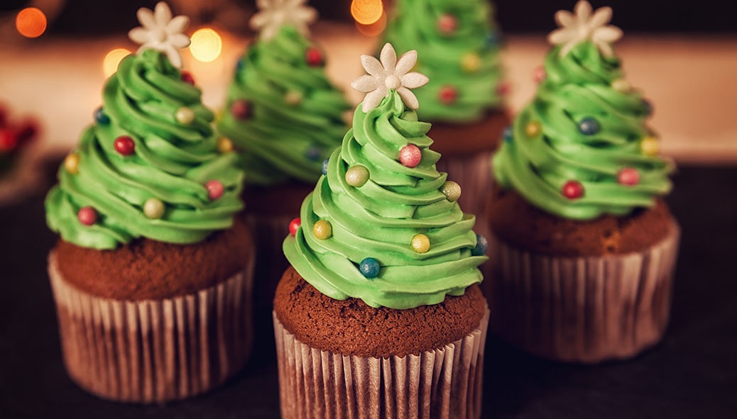 Cupcake de Natal