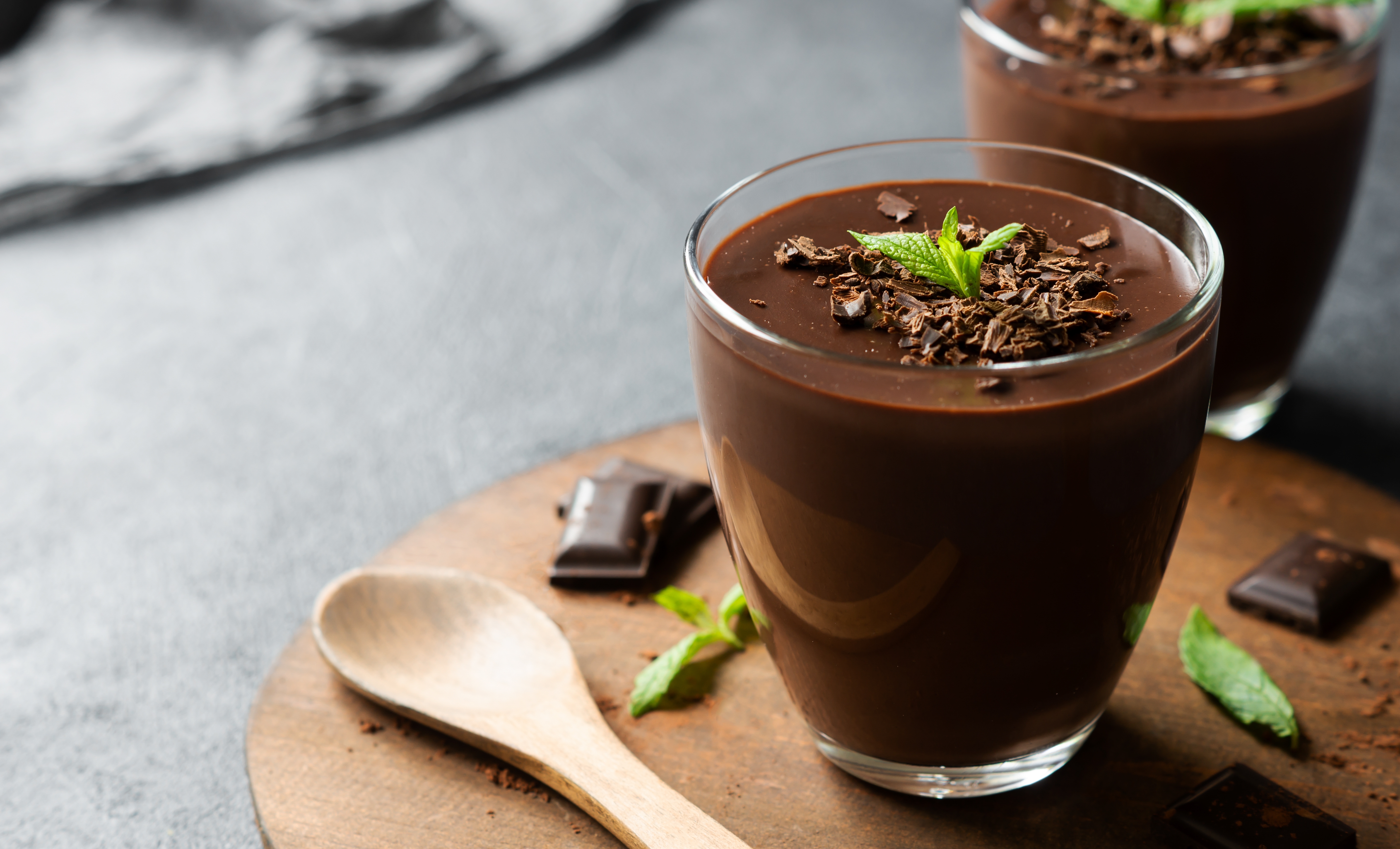 Mousse de Chocolate com Nozes